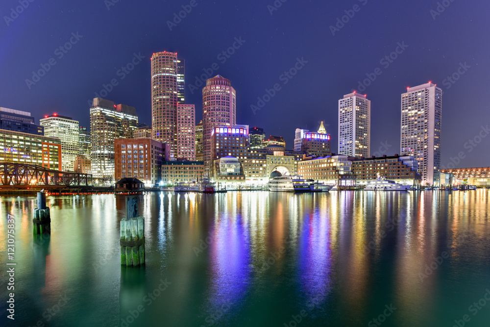 Boston Harbor and Skyline