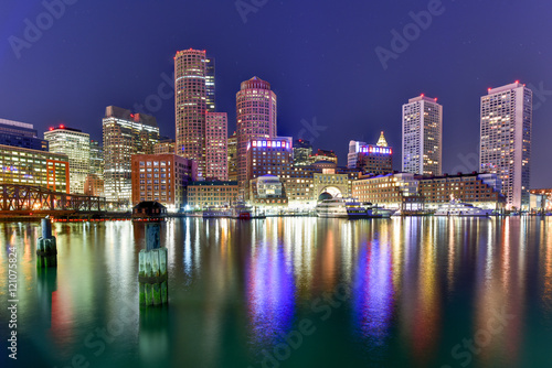 Boston Harbor and Skyline © demerzel21