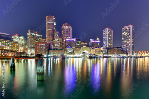 Boston Harbor and Skyline
