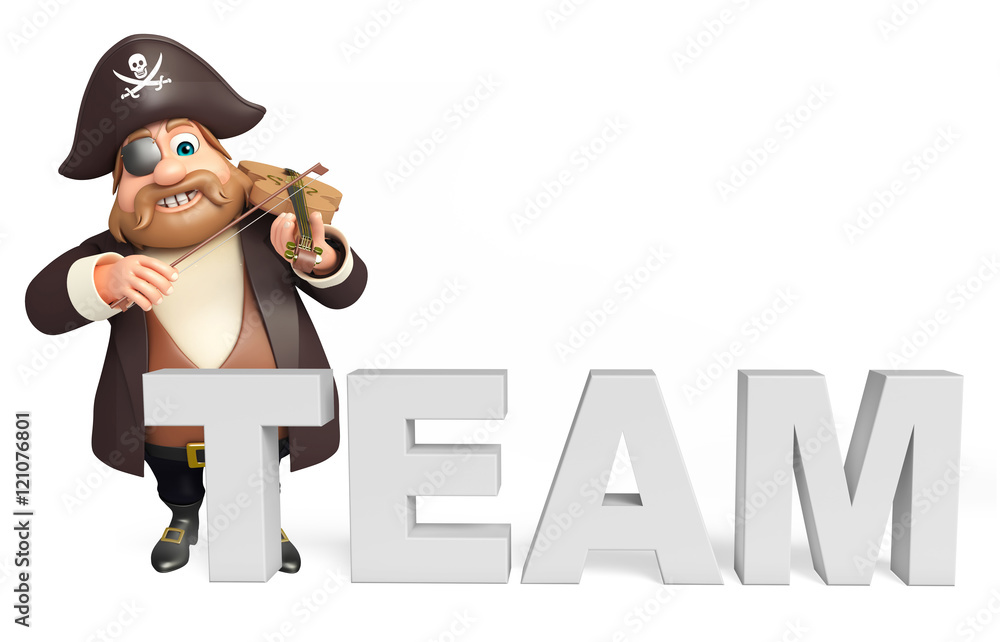Pirate with Vailen & team sign Pirate with Vailen & team sign