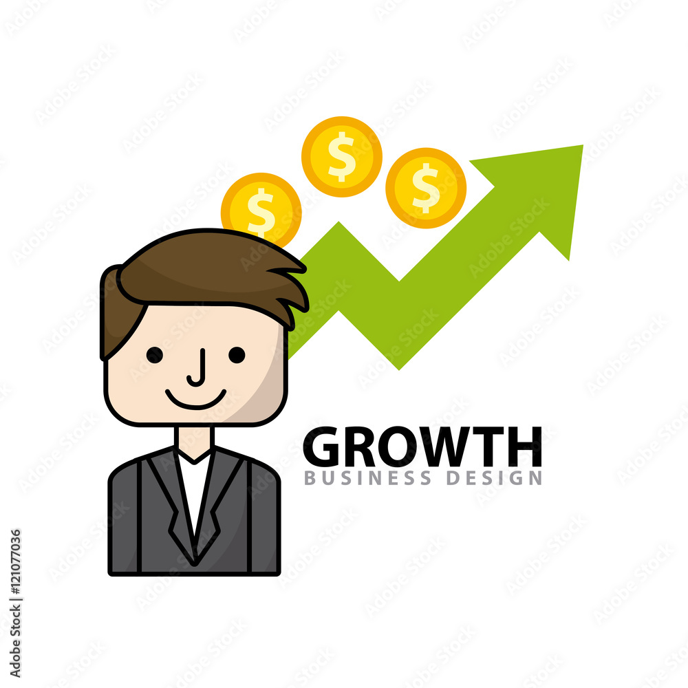 business growth flat line icons vector illustration design business growth flat line icons vector illustration design