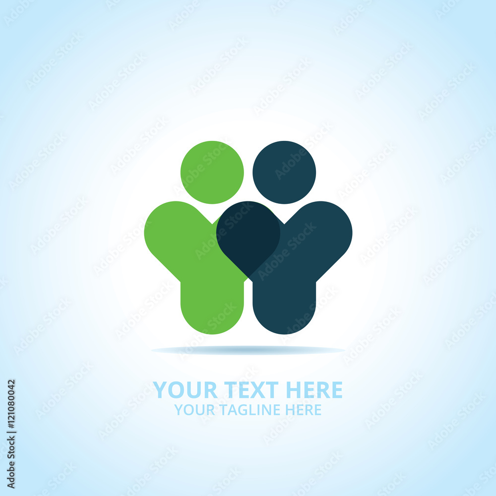 Abstract support logo, design concept, emblem, icon, flat logotype element for template. Abstract support logo, design concept, emblem, icon, flat logotype element for template.