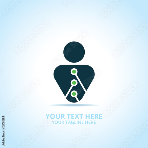 Free Download Abstract technology logo, design concept, emblem, icon, flat logotype element for template. - GFXLoad