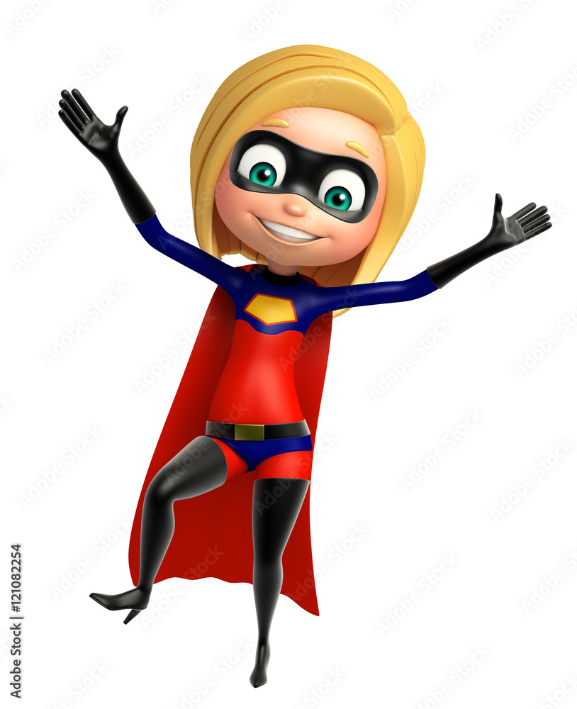 supergirl with Funny pose
