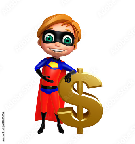 Superboy with Dollar sign