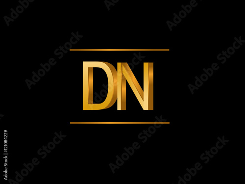 DN Initial Logo for your startup venture
