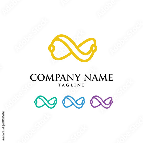 Connection Partnership Corporate Logo Icon Vector