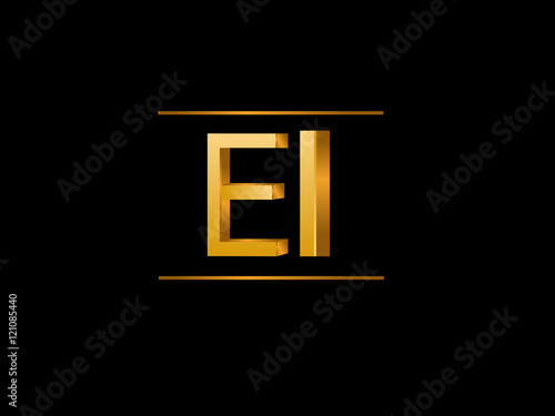 EI Initial Logo for your startup venture