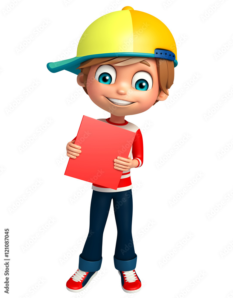 kid boy with folder kid boy with folder