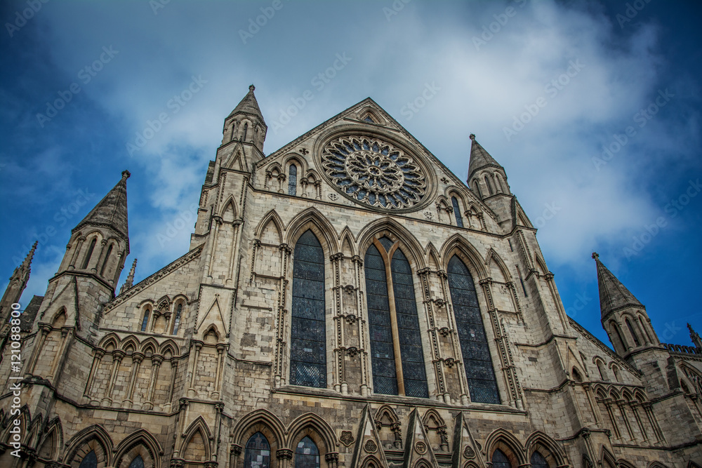 Fototapeta premium Cathedral in York in England the UK 