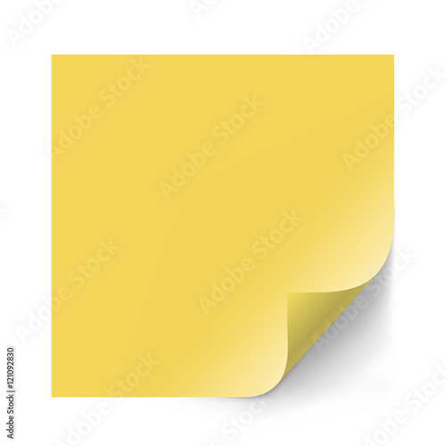 Little sticky paper yellow Stock Vector by ©opicobello 68385461