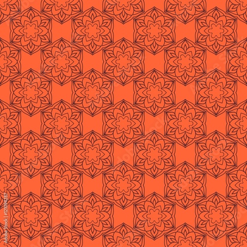 Seamless Floral Pattern for Patchwork