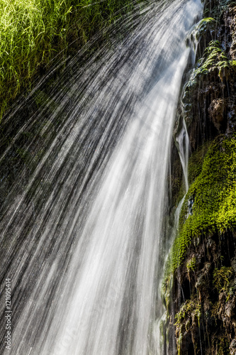 moving waterfall