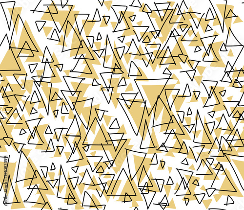 Triangle geometric seamless repeating pattern