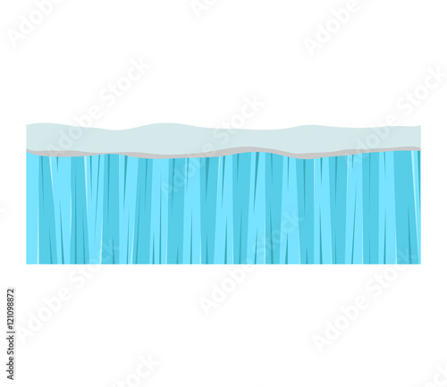 Illustration of cross section ground slice isolated on white background. Some ground slices piece nature cross outdoor. Ecology underground ground slice vector.