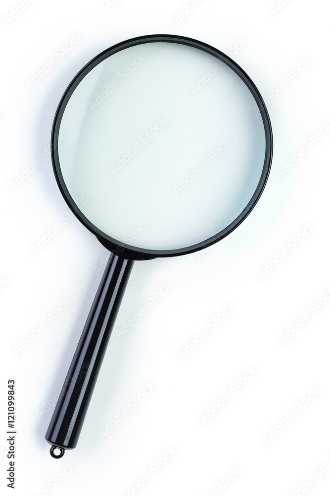 Magnifying glass isolated on white background Magnifying glass isolated on white background