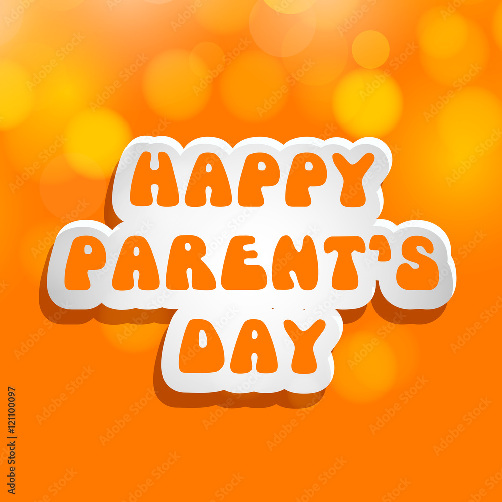Parent's Day background Parent's Day background