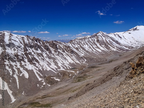 Khardungla Pass. The highest road in the World. Leh, Ladakh, India
