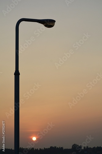 Street lighting poles