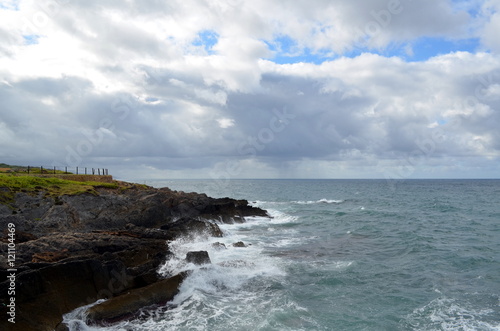 Sea landscape with bad weather and the cloudy sky © inguaribile