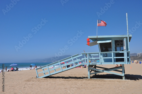 Santa Monica Pacific lifeguard tower