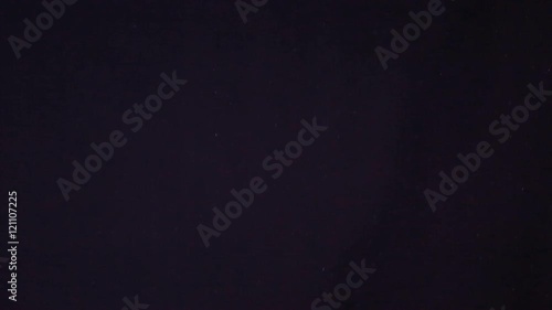 Reali particelle di polvere in caduta libera con sfondo nero. photo