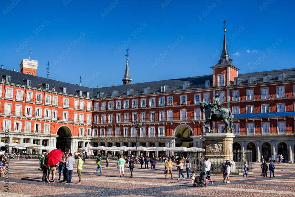 Fototapeta premium Madrid, Plaza Mayor