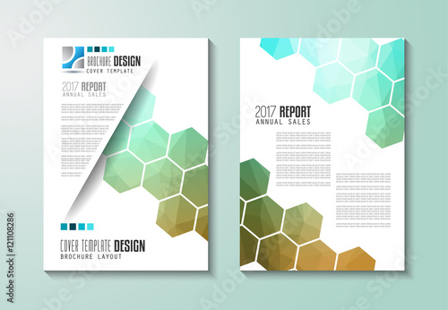 Brochure template, Flyer Design or Depliant Cover for business purposes.