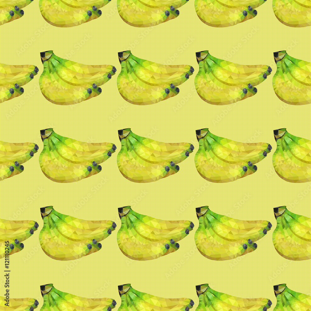 Seamless pattern with bananas Seamless pattern with bananas