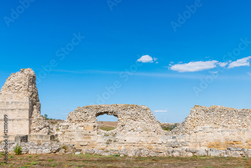 Ancient city Chersonese  ruins of Basilica 1935 VI-X c.   Sevastopol  Crimea  Russia