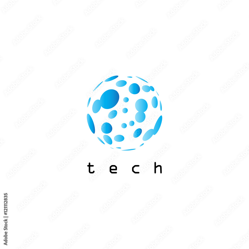 Abstract Sphere Icon - Isolated On White Background. Vector Illustration, Graphic Design. For Web, Websites, Print Material, Template Abstract Sphere Icon - Isolated On White Background. Vector Illustration, Graphic Design. For Web, Websites, Print Material, Template