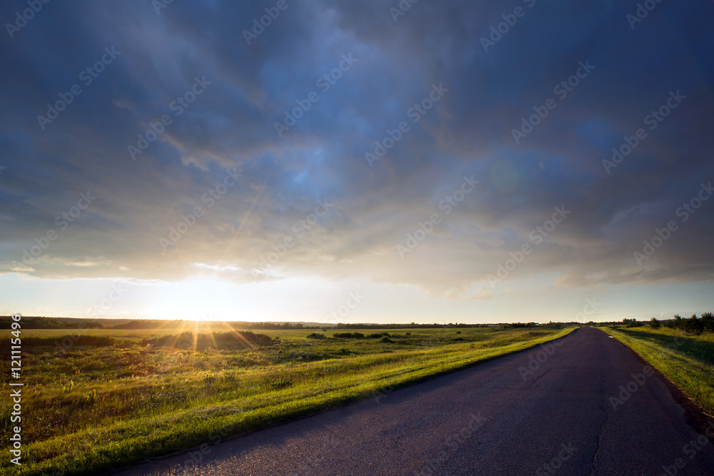 Road to the horizon