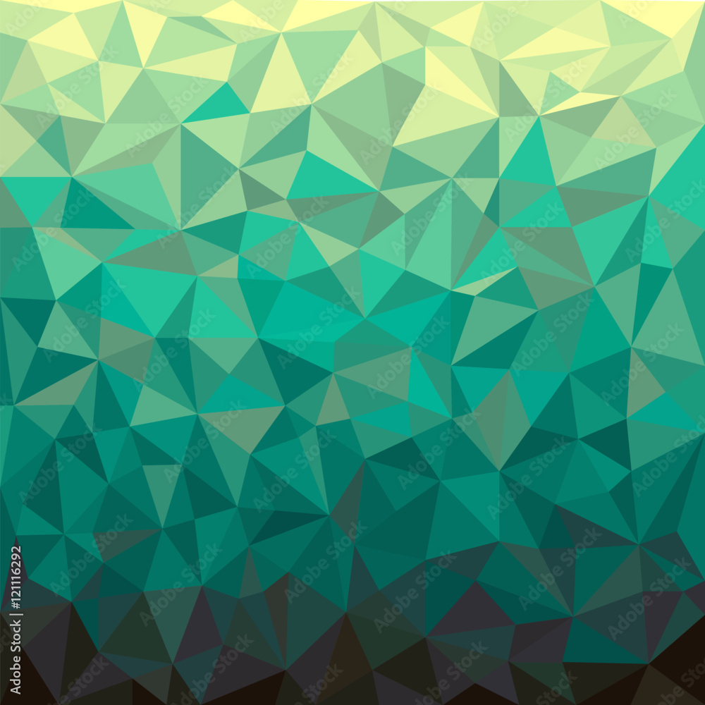 Green geometrical background Stock Vector | Adobe Stock