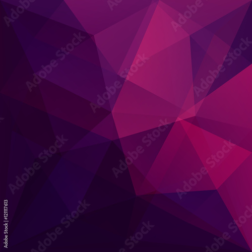 Abstract low poly geometric background with triangles