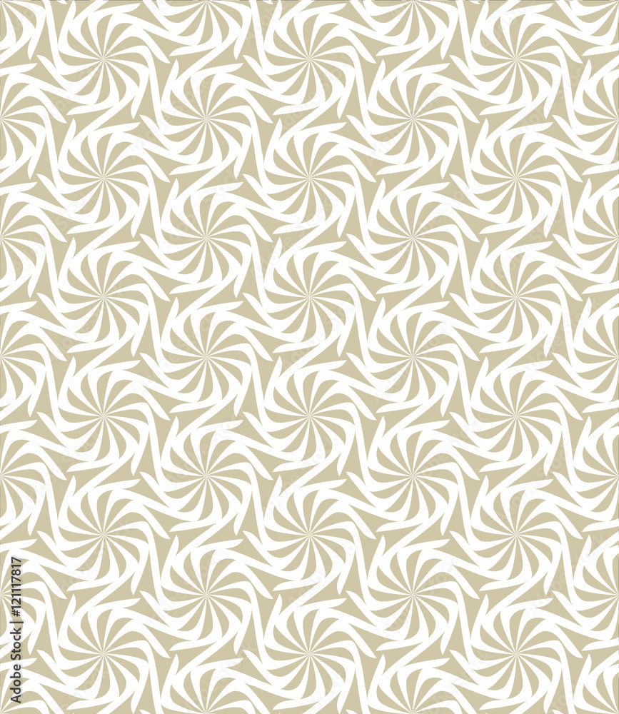 Seamless twisted flowers pattern Seamless twisted flowers pattern