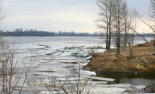 floating of ice