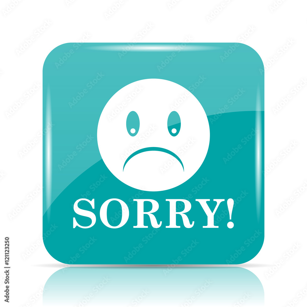 Fototapeta premium Sorry icon