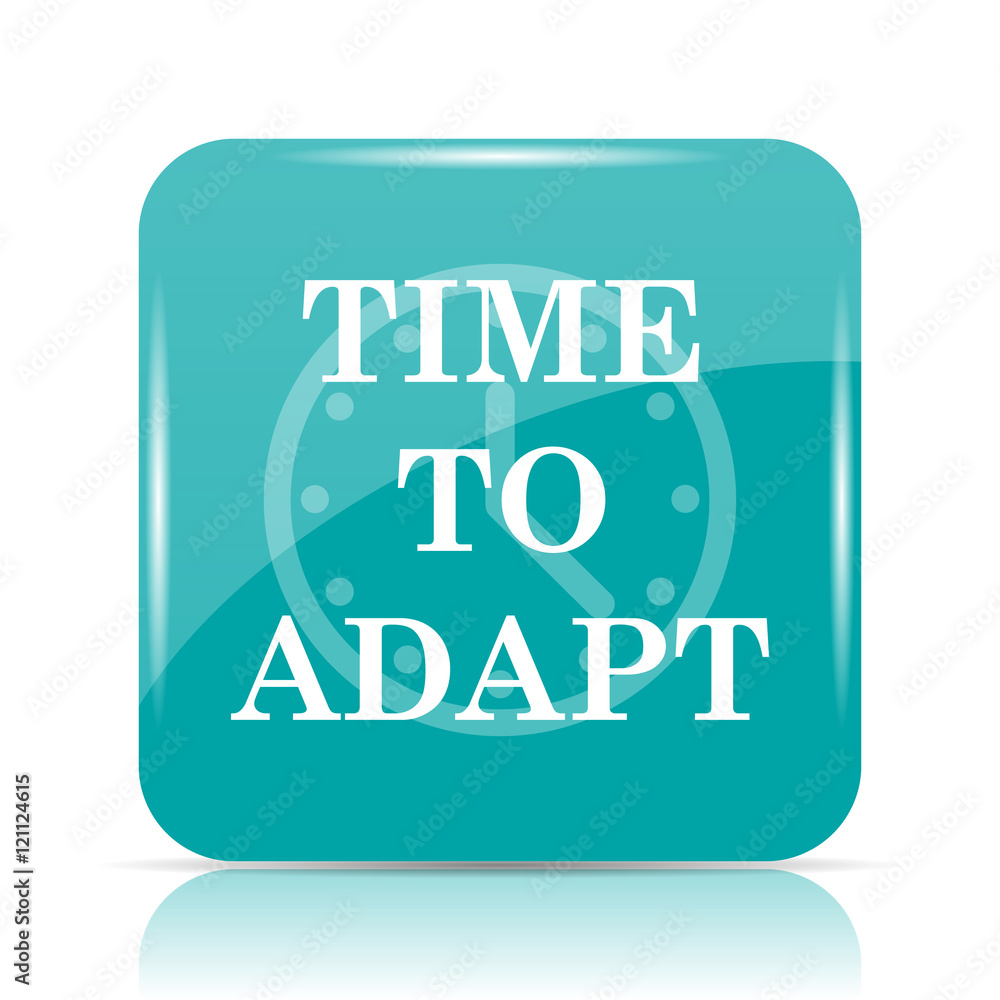 Obraz premium Time to adapt icon