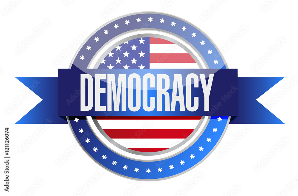 us democracy seal illustration design graphic us democracy seal illustration design graphic