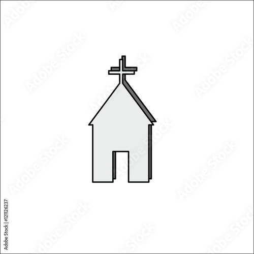 christian icon church vector