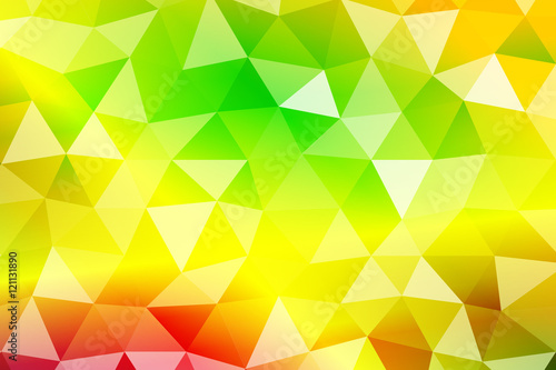 bright summer banner with polygonal shape. For relax design. Vector illustration.