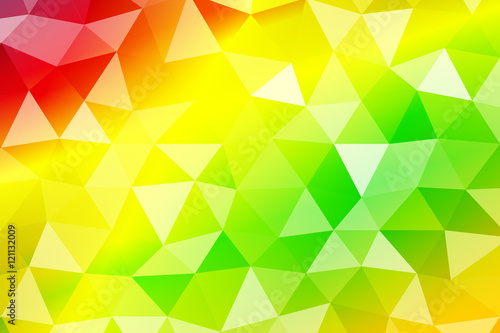 bright summer banner with polygonal shape. For relax design. Vector illustration.