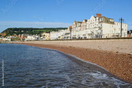 Sidmouth Esplanade on the Jurassic Coast World Heritage Site