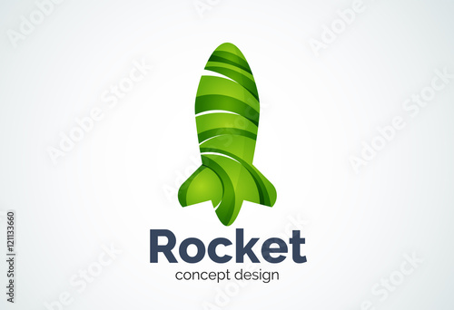 Rocket logo template