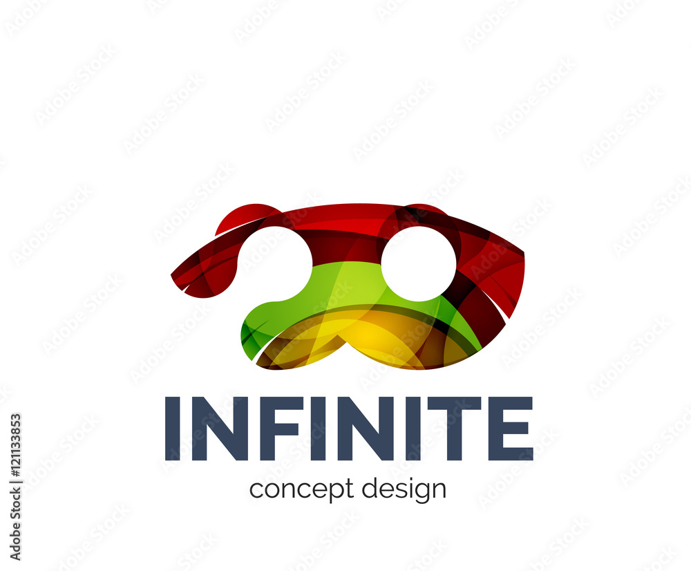 Obraz premium Infinite logo business branding icon