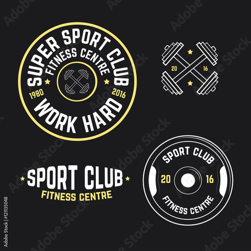 Vector image of gym logo