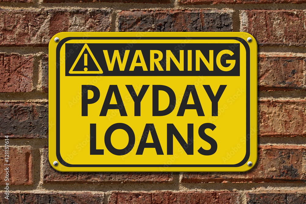 Payday Loans Warning Sign Payday Loans Warning Sign