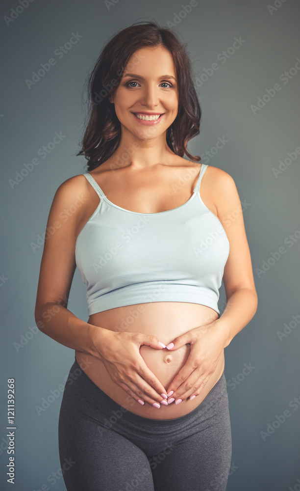 Beautiful pregnant woman Beautiful pregnant woman