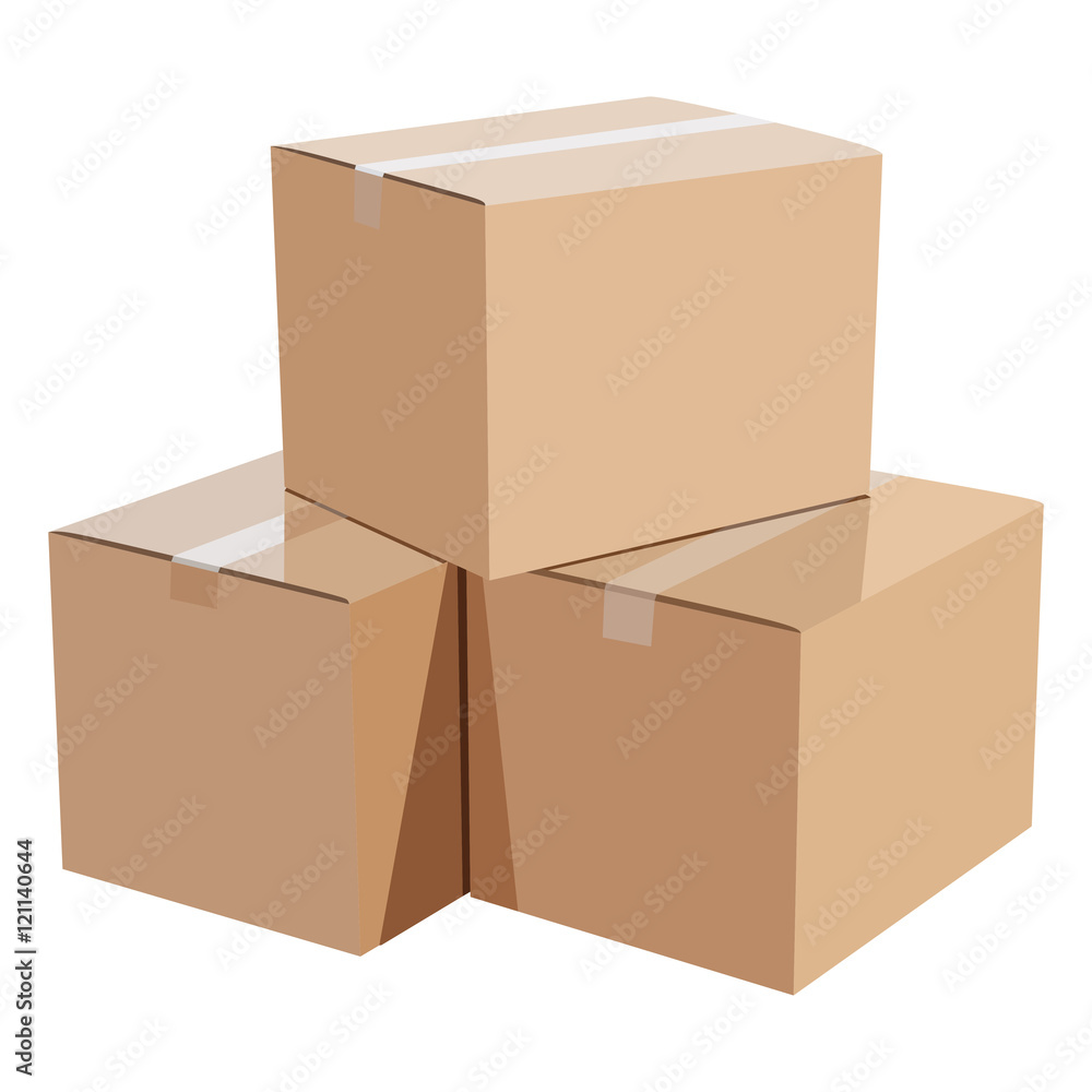 Pile of cardboard boxes Pile of cardboard boxes