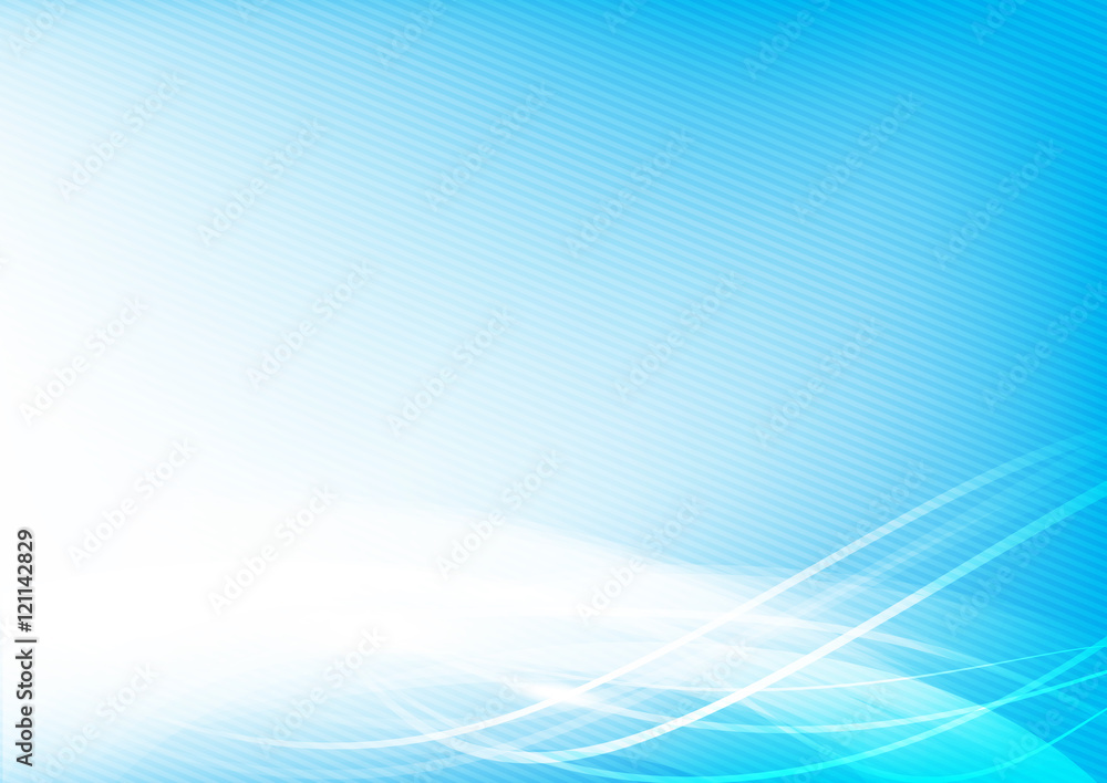 Abstract background blue wave curve and lighting element vector Abstract background blue wave curve and lighting element vector